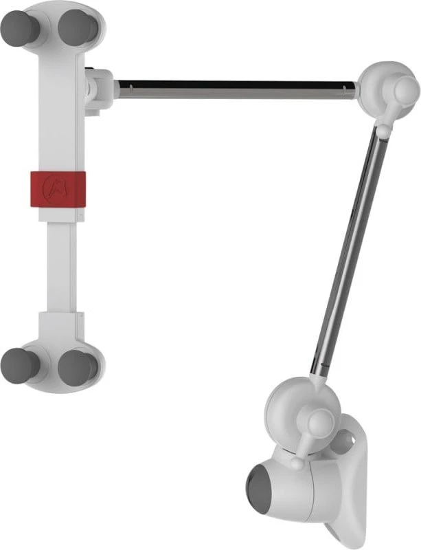Laikiklis Barkan Portable, Foldable-Arm, Multi-Position Išmanusis telefonas & Planšetė Mount T580 Other, Full motion, 4-12 ", Baltas