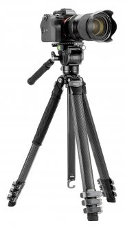 Fotopro Fotoprāts Origin Plus Video trikojis su galva MH-6A Pro – pilkai juodas