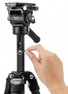Fotopro Fotoprāts Origin Plus Video trikojis su galva MH-6A Pro – pilkai juodas
