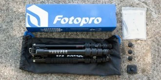 Stovas - Fotopro X-go Gecko E2 Ultralight Aluminum 1.13 kg 8kg apkrovos talpa