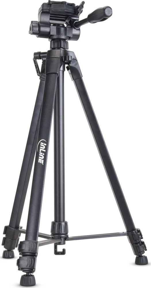 Statyw InLine® Professional lengvas trikojis juodas maks. ūgis 1,73