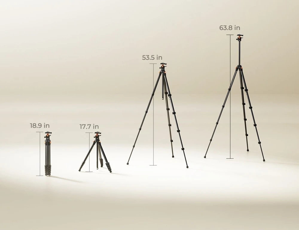 Statyw Foto Video 162cm 10kg Arca-swiss Głowica 3d K&f Do Telefonu Tabletu Aparatu / Kf09.170