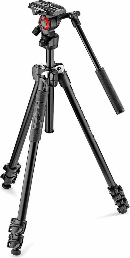 Manfrotto 290 šviesos rinkinys su skysta vaizdo galvute