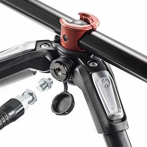 Trikojis - Manfrotto 190 XPRO Anglies, Greitas Galios Užraktas, Horizontalus Stulpas, Juodas