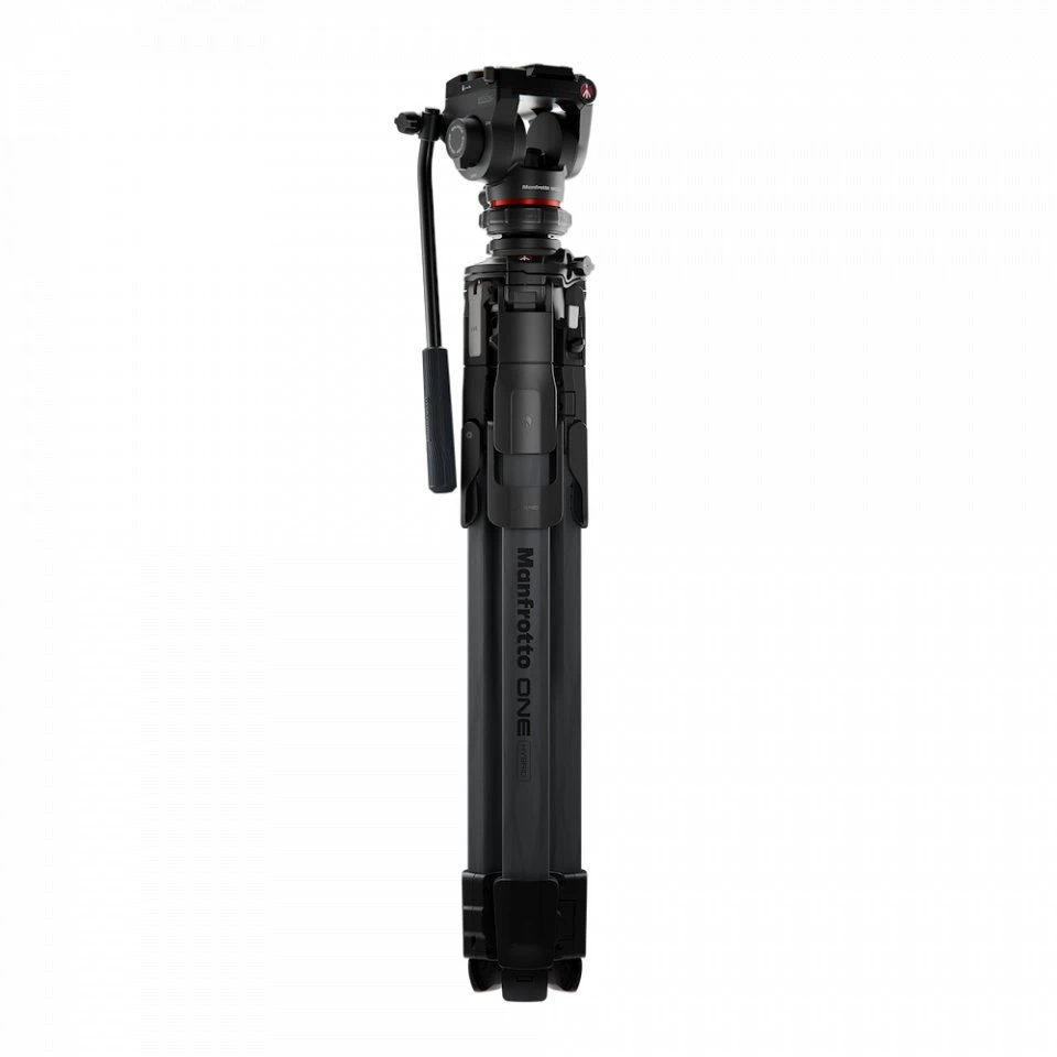 „Manfrotto ONE“ anglies pluošto trikojis su 500X galvute