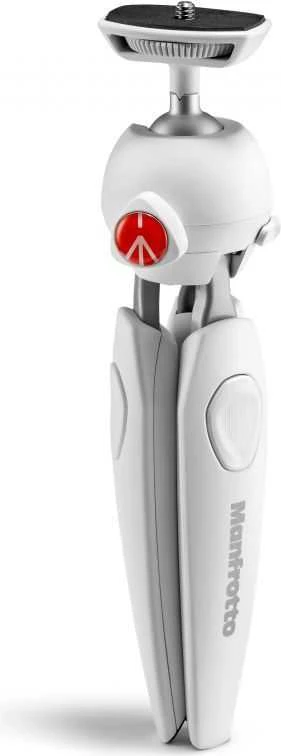 Trikojis - Manfrotto PIXI EVO Reguliuojamos Kojos Lengvas Baltas