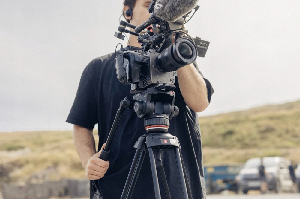 Statyw Manfrotto Rinkinys Twin Alu + głowica 502X (MVK502XTWINMA)