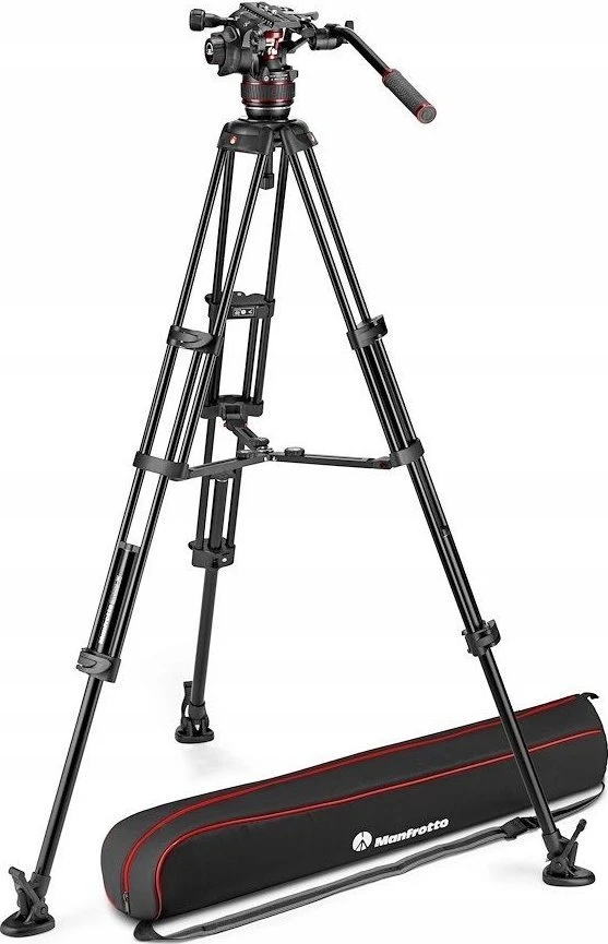 Tripod - Manfrotto Twin Alu 608 Skysčio Galva