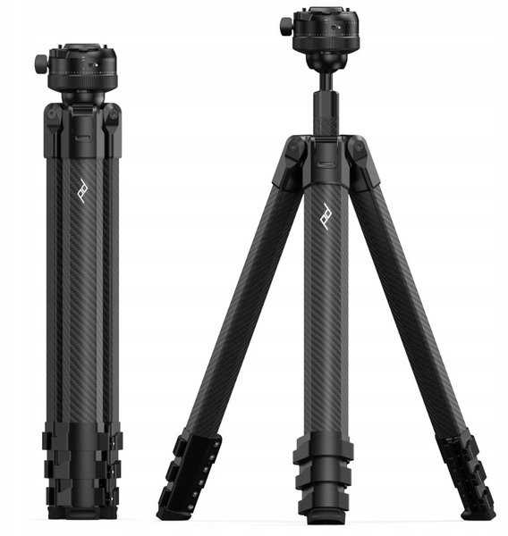 Statyw Peak Design Statyw Pro Tripod Juodas - włókno węglowe, juoda