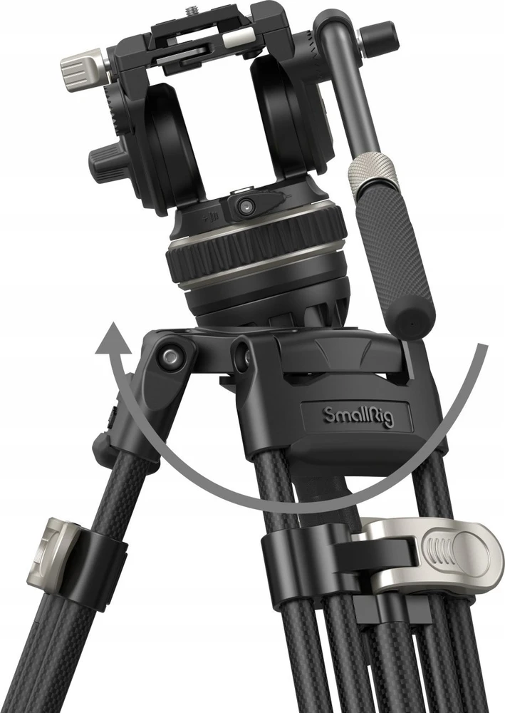 SMALLRIG 3989 HEAVY-DUTY CARBON FIBER VIDEO TRIPOD KIT FREEBLAZER