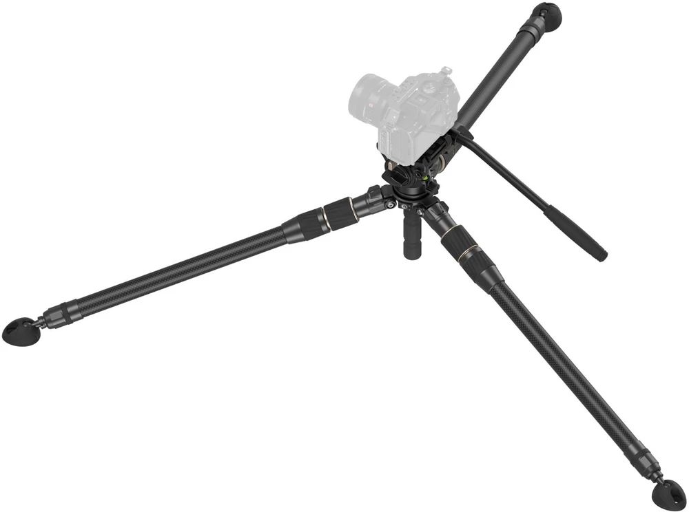 SmallRig 4643 anglies pluošto trikojo komplektas su galvute FT-S303