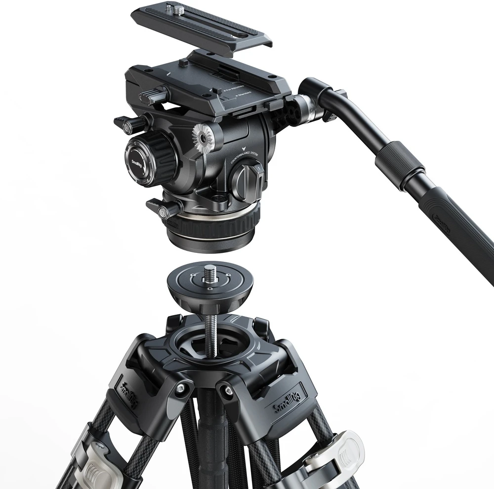 Statyw SmallRig Heavy-Duty Carbon Fiber Tripod Kit AD-120 (4463)