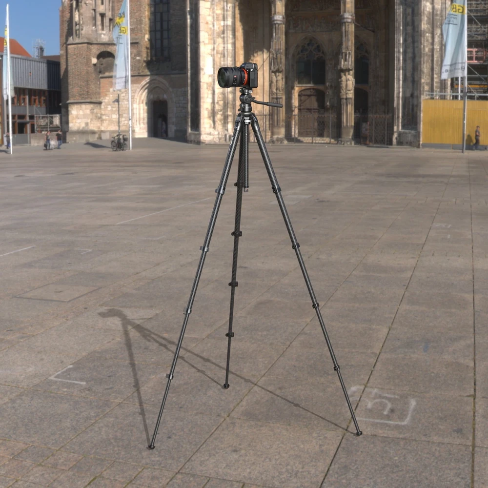 SmallRig 5028 Portable Carbon Fiber Travel Tripod Kit