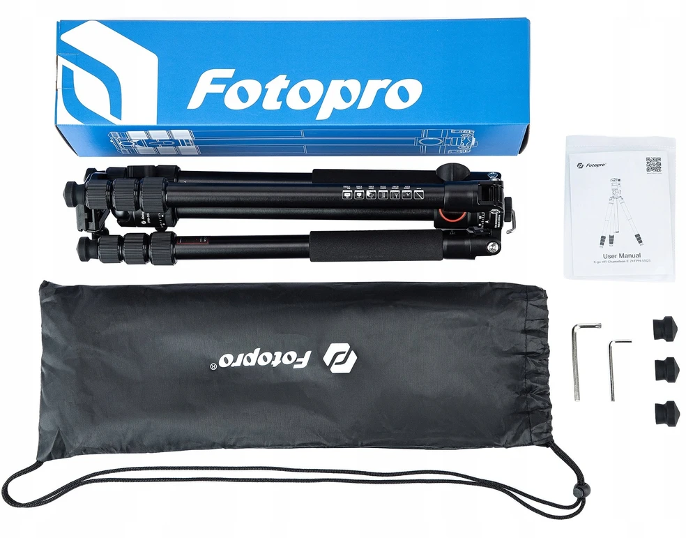Kameros trikojis - Fotopro X-go HR Chameleon E2 8kg 13.4-158.7cm Monopod Juodas