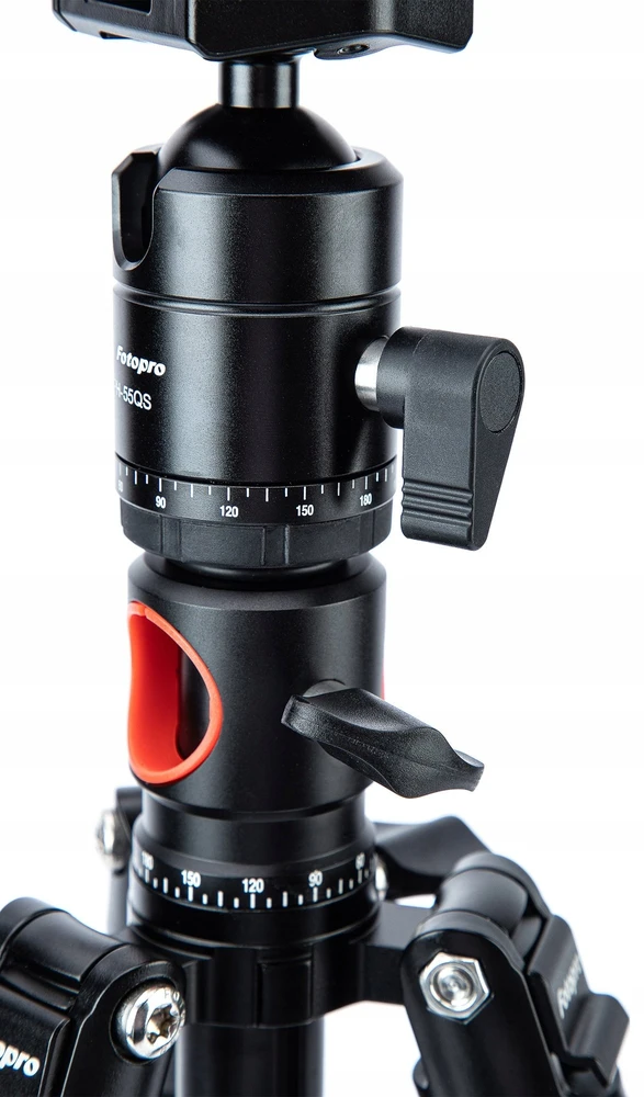 Kameros trikojis - Fotopro X-go HR Chameleon E2 8kg 13.4-158.7cm Monopod Juodas