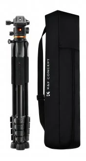 K&F Concept trikojis stovas su Bluetooth pulteliu, aliuminis, 190 cm, S255A3+BH-36, rutulinė galvutė