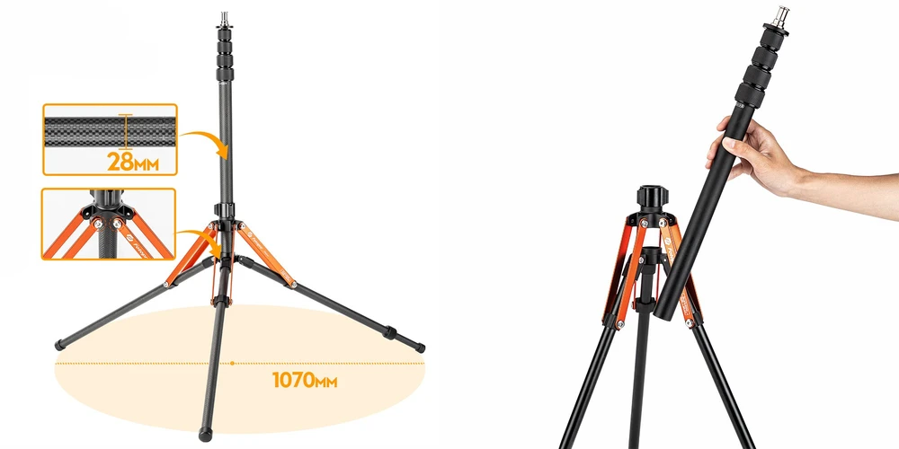 Statyvas Statyvas apšvietimui Fotopro TR-02A