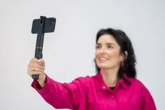 Stovas - Newell M-Pod Pro Išmanusis telefonas Tripod Monopod Remote Control Juodas