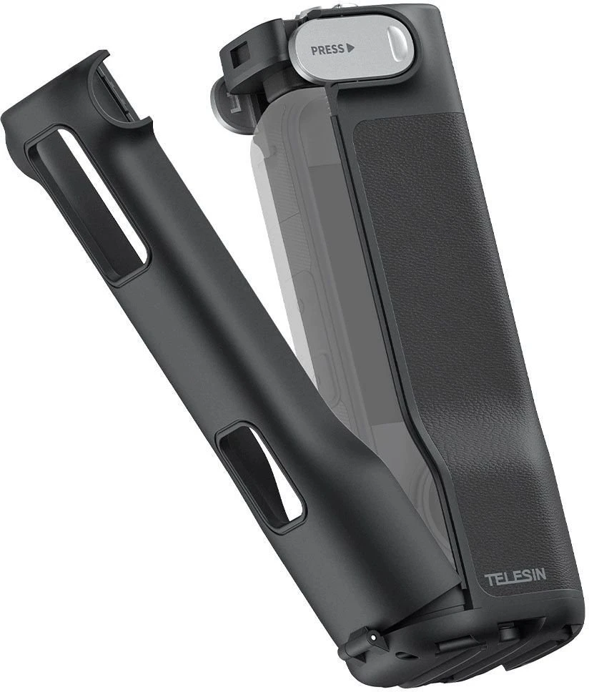 Teleskopo stovas Telesin Rankena Dėklas Teleskopinis stovas Sulankstomas 3in1 Su Sriegiu 1/4'' Insta360 X5 / X4 / S1-mnp-15-tis (SB11921)