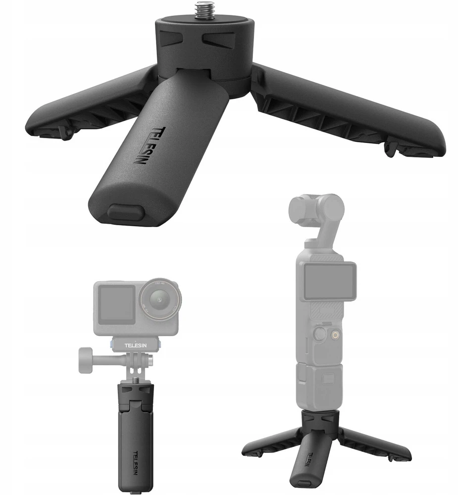 Stativas Telesin automatinio atidarymo mini trikojis