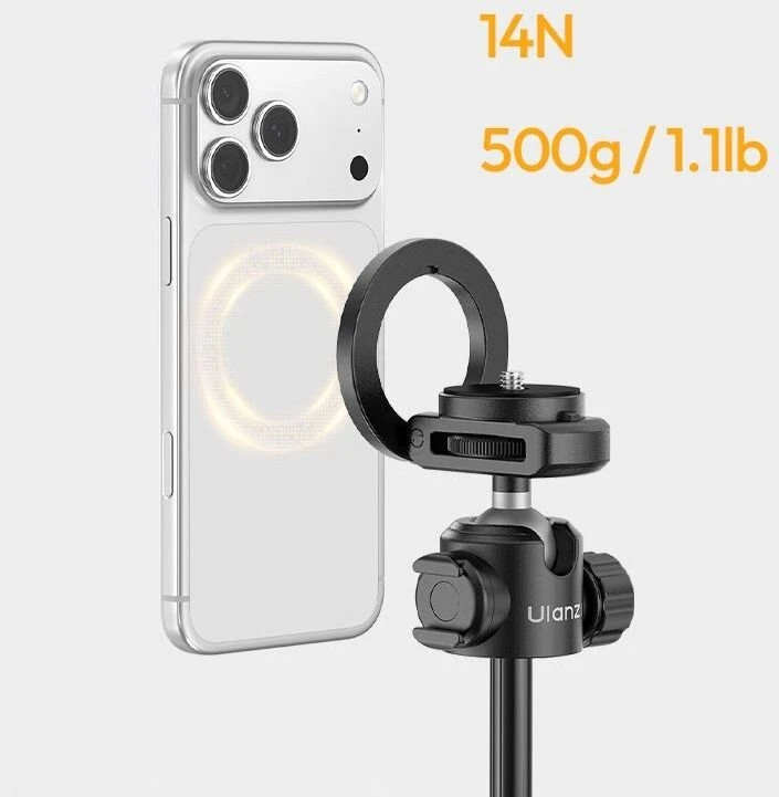 Statyw 149cm 1/4" + Magsafe Do Aparatu Na Telefonas + Pilot Ulanzi / Mt-44 M / Sku: S053 / Juodas
