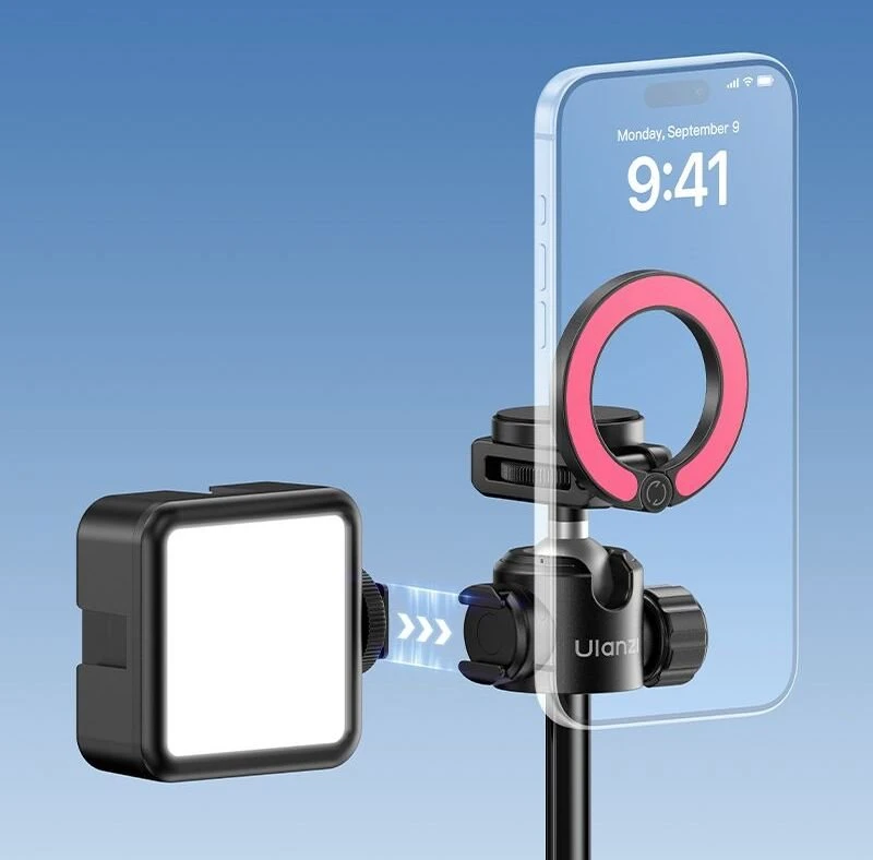 Statyw 149cm 1/4" + Magsafe Do Aparatu Na Telefonas + Pilot Ulanzi / Mt-44 M / Sku: S053 / Juodas