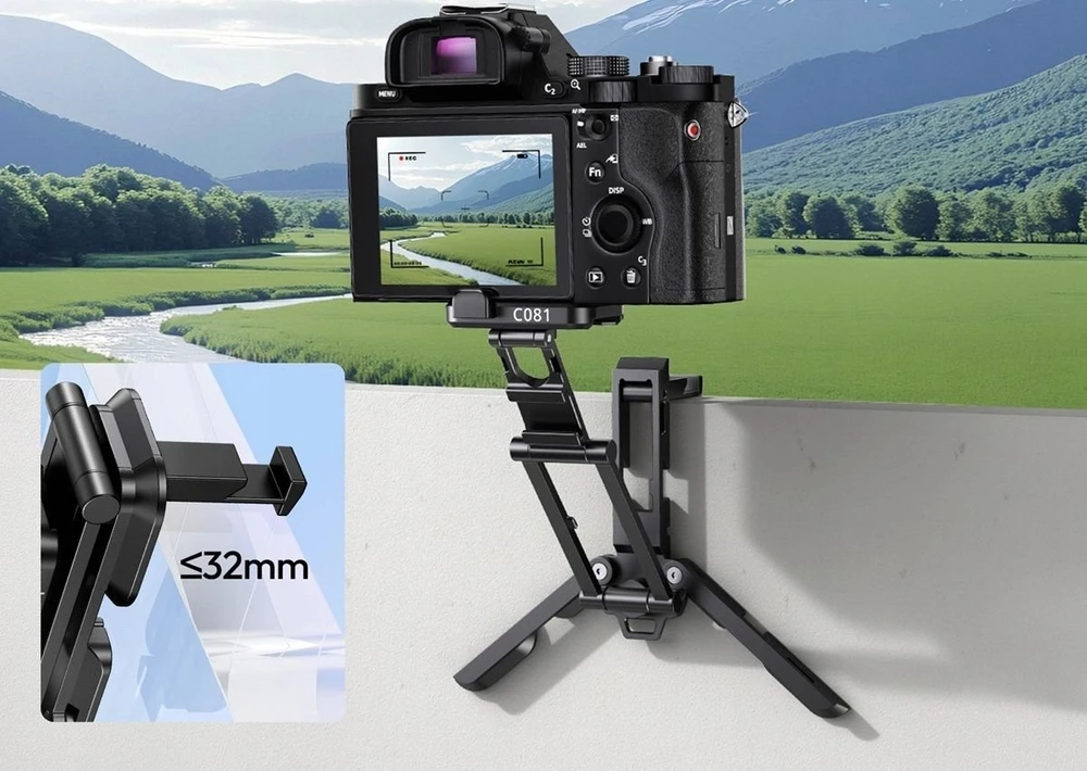 Ulanzi trikojis Mantis laikiklis fotoaparatui kamerai QR Arca UKA 1/4'' Vlog Ulanzi / Co81