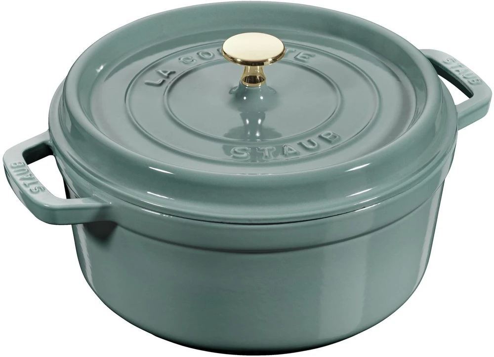 STAUB La Cocotte 24 cm apvalus Eukaliptas Ketaus