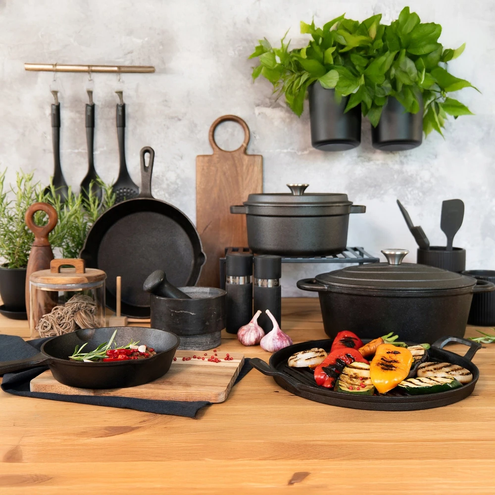 Staub Keptuvė żeliwna grilio Iron 30 cm AMBITION