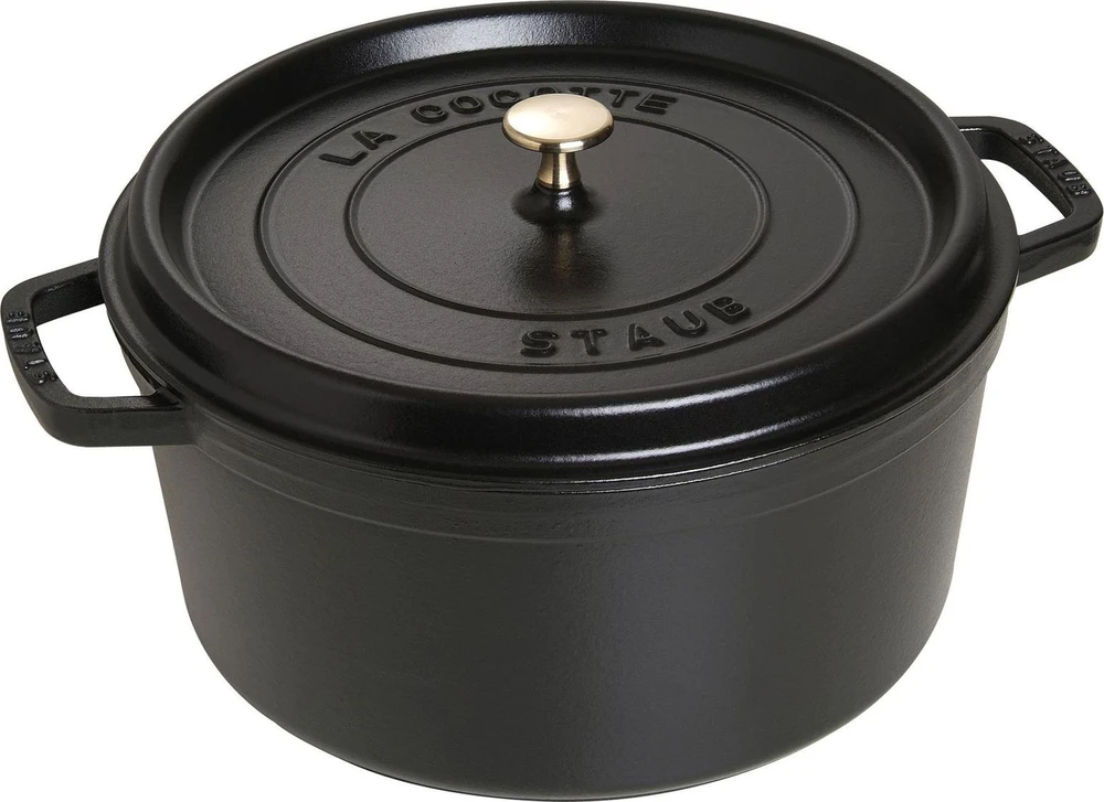 Zwilling Keptuvė - Staub Ovali Keptuvė 41cm 12L Ketaus Emalis Juoda