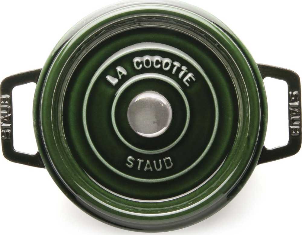 STAUB LA COCOTTE Puodas żeliwny apvalus 1.7 ltr, žalia