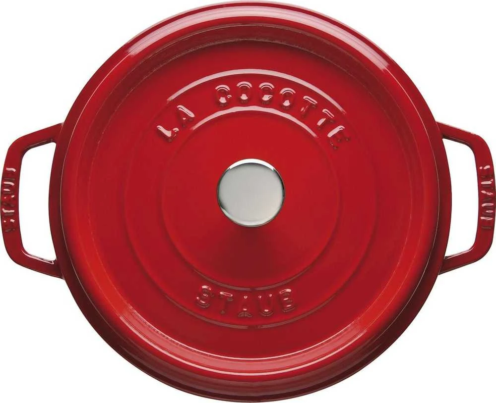 Zwilling Keptuvė - Staub Apvalus Keptuvė 24cm Ketaus Vyšnių Raudona