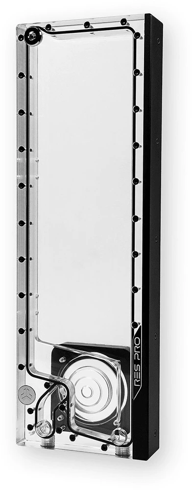 „Stealkey Customs SC ResPro 360 D5/DDC D-RGB“ rezervuaras, akrilinis, skaidrus, 360 mm