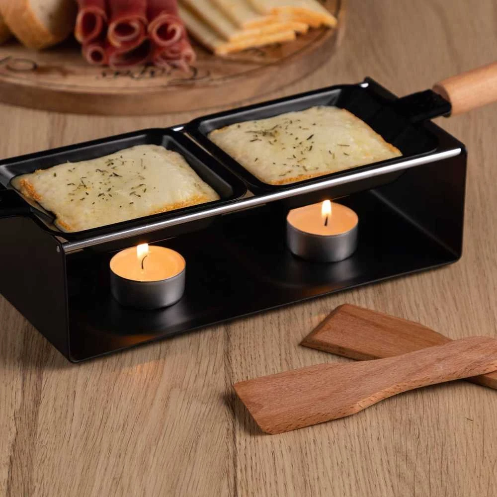 Sumuštinių keptuvas Maku Kitchen Life Raclette grilio rinkinys