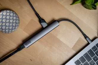 USB šakotuvas Newell Hub Newell 6 in 1 – grafito
