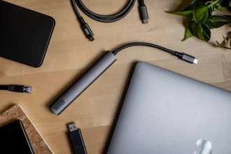 USB šakotuvas Newell Hub Newell 6 in 1 – grafito