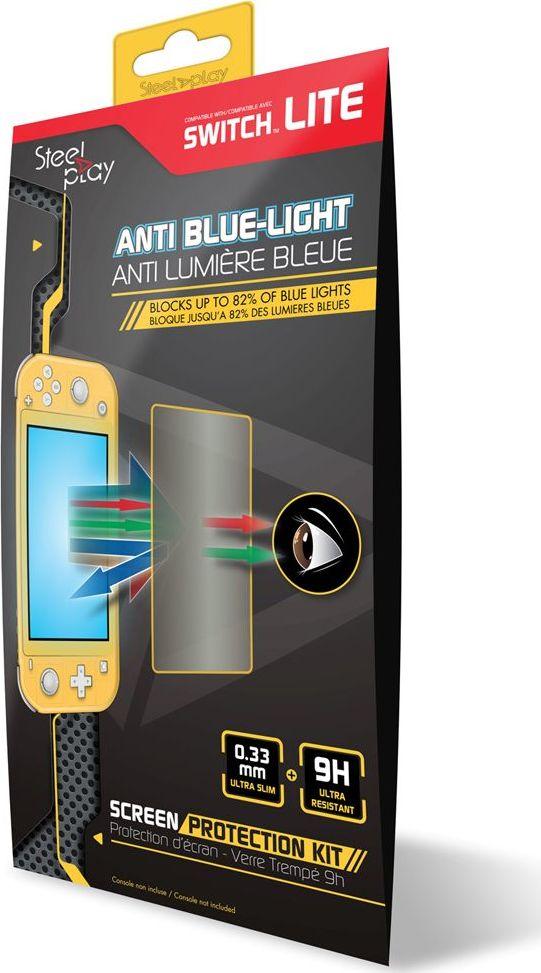 „Steelplay“ ekrano apsaugos rinkinys 9H grūdintas stiklas „Anti Mėlyna“ – „Switch Lite“