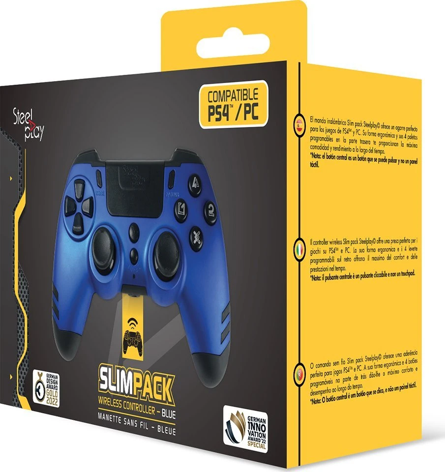 Pixminds Mėlynas STEELPLAY belaidis valdiklis Mėlyna Multi