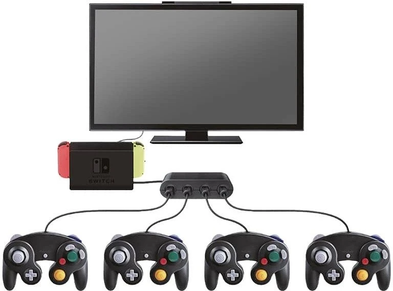 Pixminds STEELPLAY GameCube Controllers Adapteris Switch
