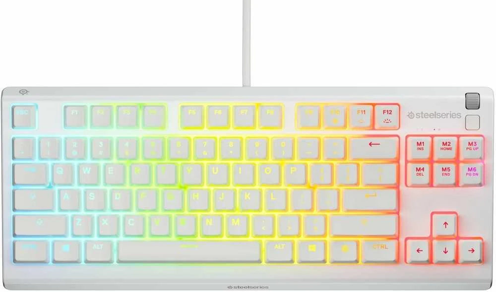STEELSERIES Apex 3 TKL klaviatūra, Balta, JAV