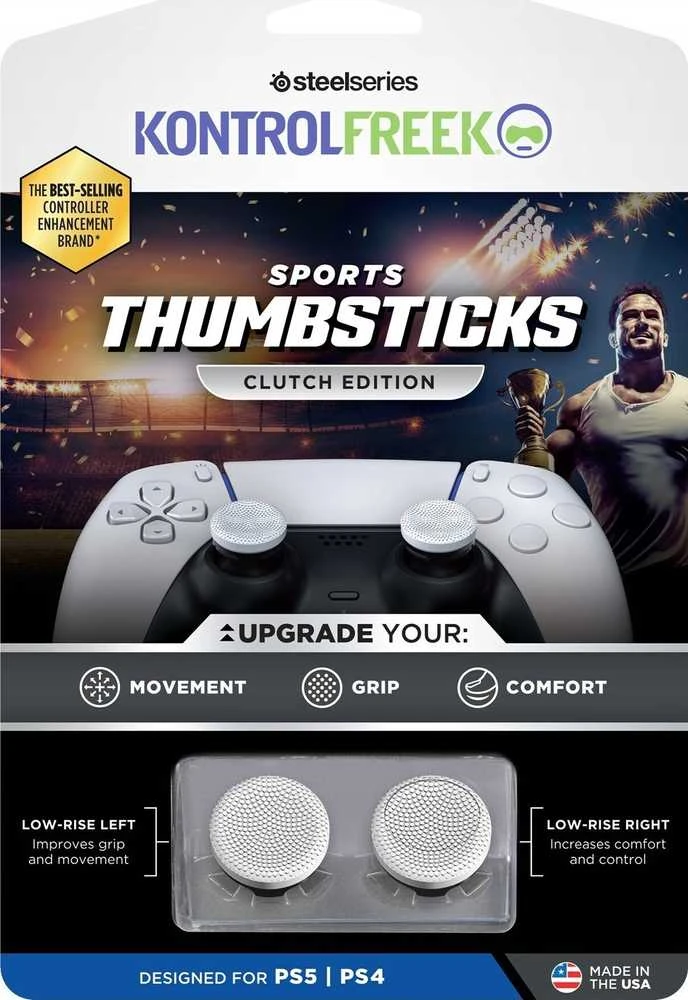 SteelSeries KontrolFreek Clutch Sports, PS5 & PS4 – baltos spalvos