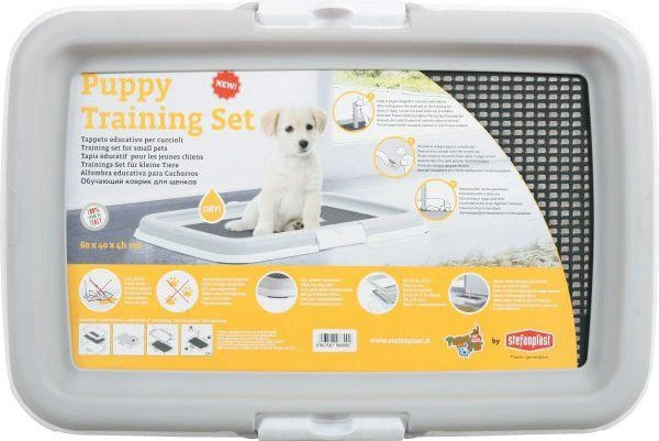 Stefanplast Toilet Puppy Training Set šunų tualetas su stulpeliu 60x40x4cm