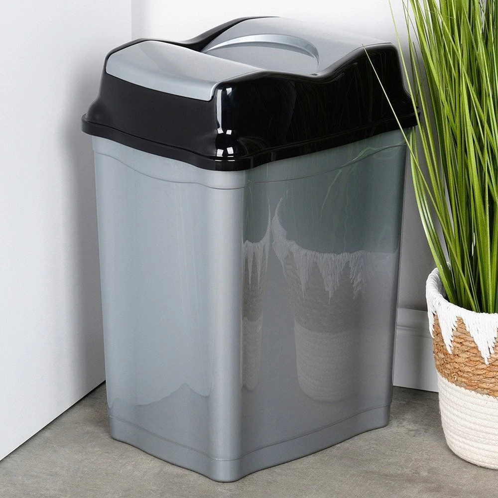 Stefanplast Plastikinis šiukšlių kibiras 28 l su pakeliamu dangčiu