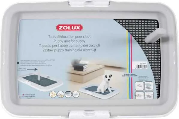 Stefanplast Toilet Puppy Training Set šunų tualetas su stulpeliu 60x40x4cm