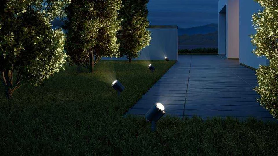 STEINEL LED ŠVIESTAS 7W STEINEL SPOT GARDEN BE SENSORIAUS ANTRACITO