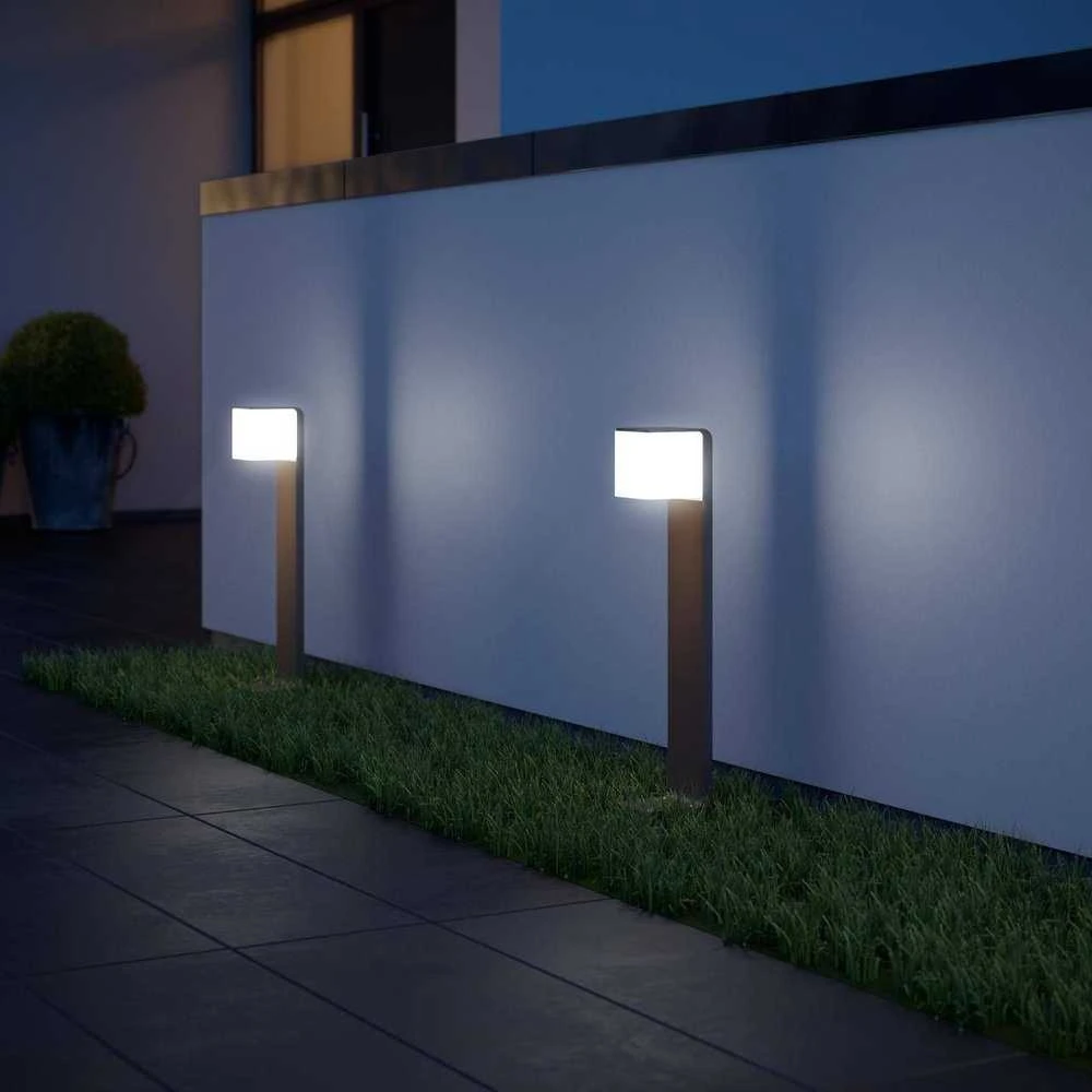 Steinel Sodo lempa 9.5W GL 80 LED iHF sidabrinė