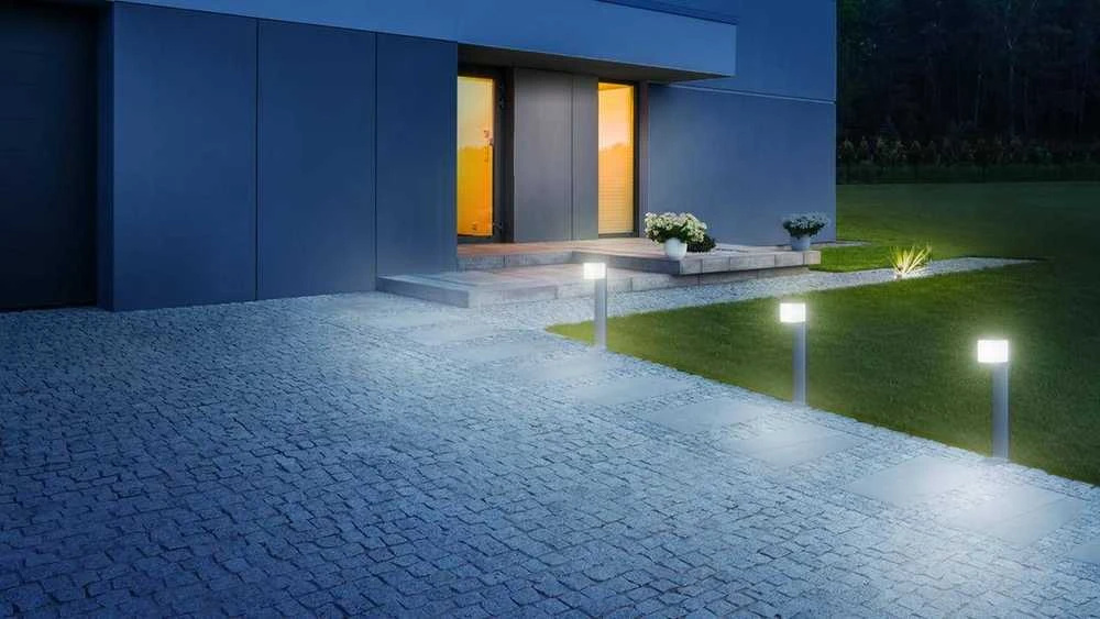 Steinel Sodo lempa 9.5W GL 80 LED iHF sidabrinė