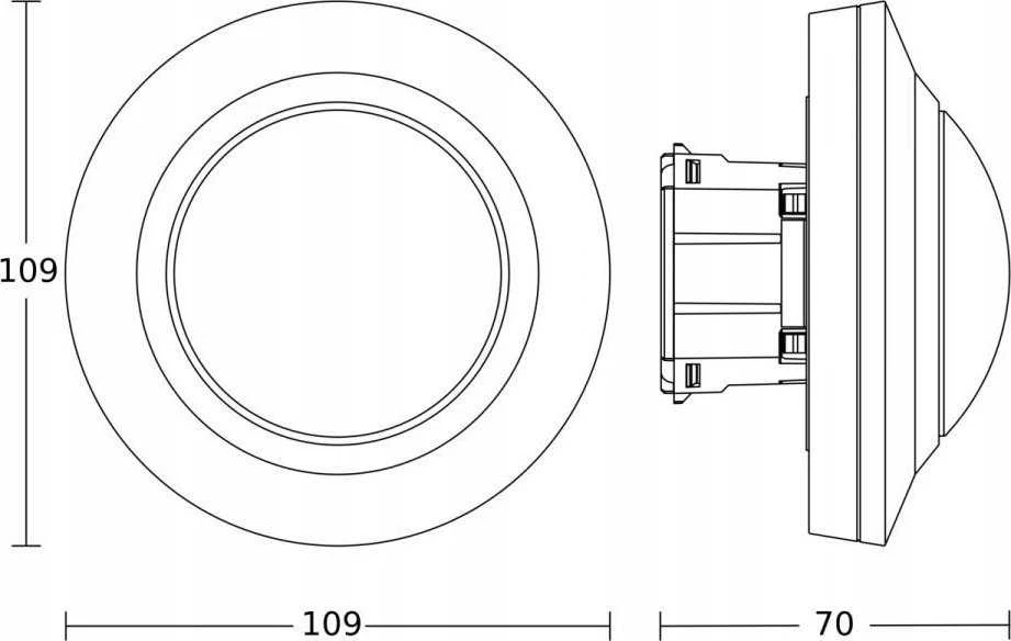 Steinel PD-8 COM1 UP buvimo jutiklis baltas
