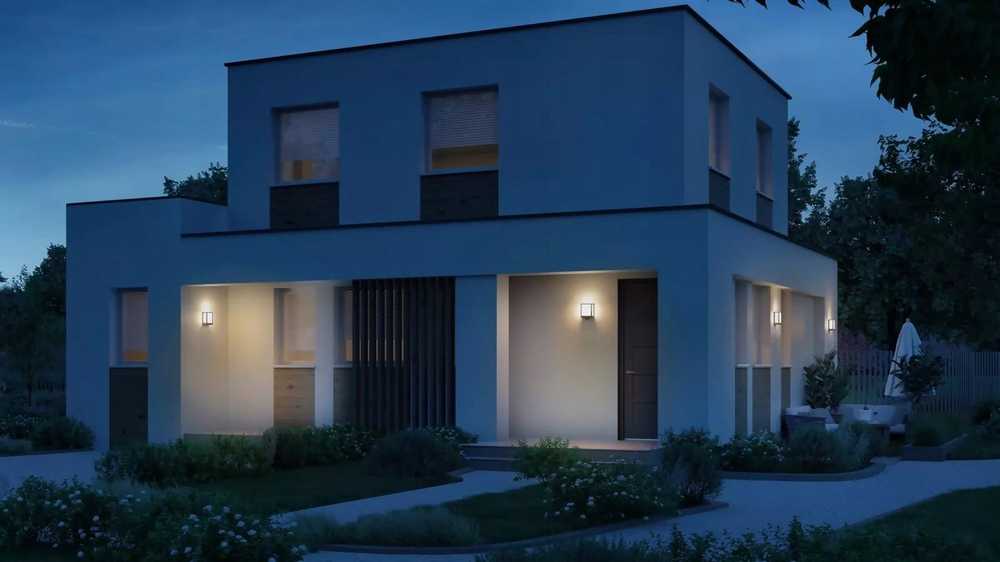Steinel sieninis šviestuvas L40 C LED BLUETOOTH fasadinis šviestuvas 12.9W 987lm 3000K IP54 230V antracitas / aliuminis