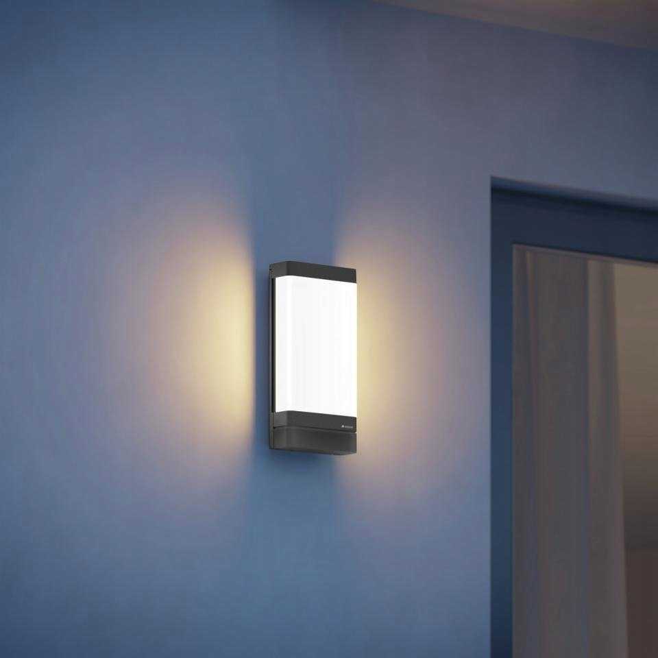 Steinel sieninis šviestuvas LED skaitmeninis šviestuvas su judesio ir prieblandos jutikliu bei Bluetooth L271 digi SC Bluetooth